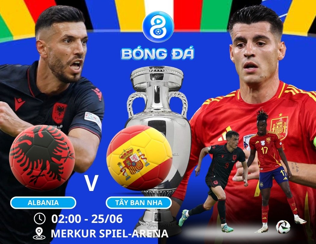 Soi kèo Albania vs Tây Ban Nha 02h00 ngày 25/06