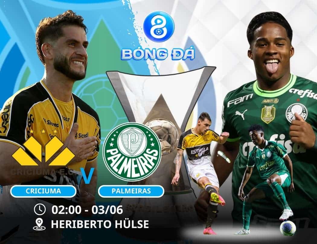 Soi kèo Criciuma vs Palmeiras 02h00 ngày 03/06