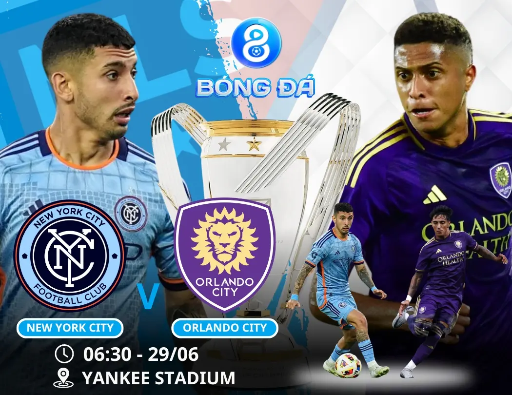 Soi kèo New York City vs Orlando City 06h30 ngày 29/06