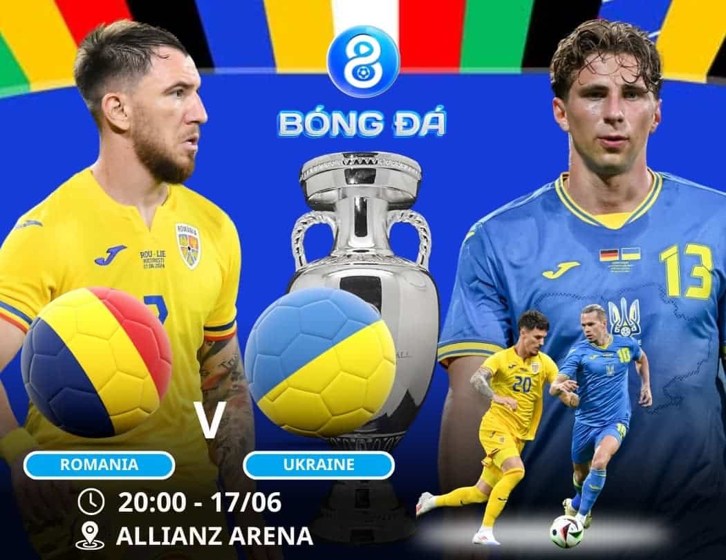 Soi kèo Romania vs Ukraine 20h00 ngày 17/06