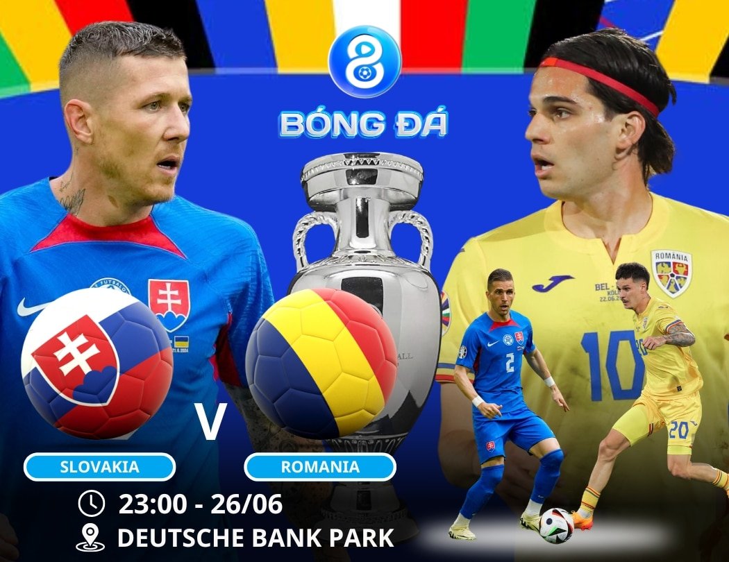 Soi kèo Slovakia vs Romania 23h00 ngày 26/06