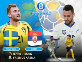 Soi kèo Thụy Điển vs Serbia 23h00 ngày 08/06