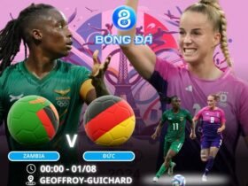 Soi kèo Nữ Zambia vs Nữ Đức 00h00 ngày 01/08