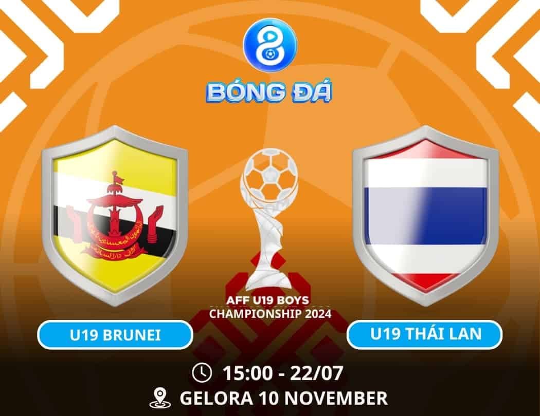 Soi kèo U19 Brunei vs U19 Thái Lan 15h00 ngày 2207