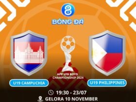 Soi kèo U19 Campuchia vs U19 Philippines 19h30 ngày 23/07