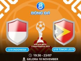 Soi kèo U19 Indonesia vs U19 Timor Leste 19h30 ngày 23/07