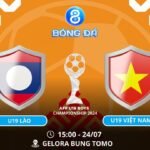 Soi kèo U19 Lào vs U19 Việt Nam 15h00 ngày 24/07