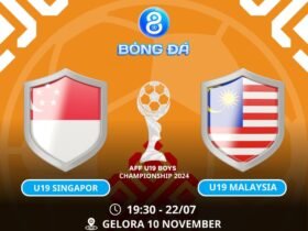 Soi kèo U19 Singapore vs U19 Malaysia 19h30 ngày 22/07