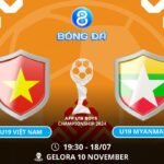 Soi kèo U19 Việt Nam vs U19 Myanmar 19h30 ngày 18/07