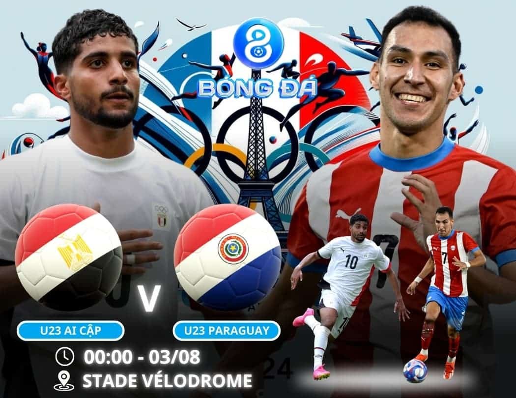 Soi kèo U23 Ai Cập vs U23 Paraguay 00h00 ngày 03/08