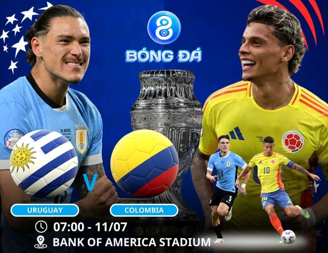 Soi kèo Uruguay vs Colombia 07h00 ngày 11/07