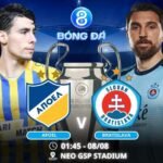 Soi kèo APOEL vs Slovan Bratislava 00h00 ngày 14/08