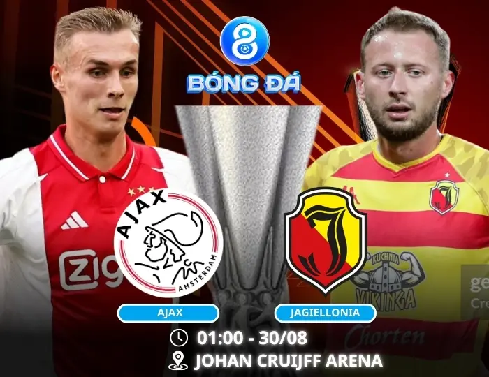 Soi kèo Ajax vs Jagiellonia 01h00 ngày 30/08