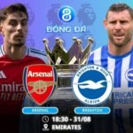 Soi kèo Arsenal vs Brighton 18h30 ngày 31/08