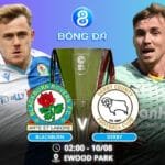 Soi kèo Blackburn vs Derby 02h00 ngày 10/08