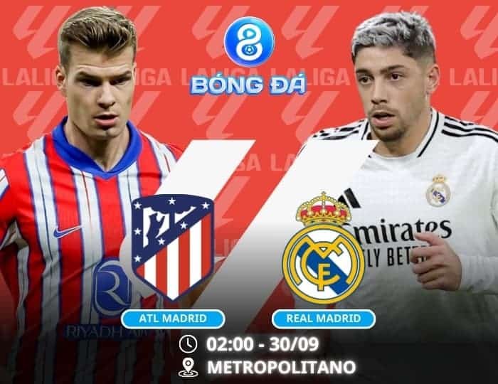 Soi kèo Atl Madrid vs Real Madrid 02h00 ngày 30/09