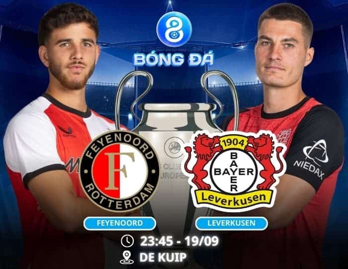 Soi kèo Feyenoord vs Bayer Leverkusen 23h45 ngày 19/09