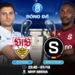 Soi kèo Stuttgart vs Sparta Praha 23h45 ngày 01/10