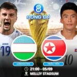 Soi kèo Uzbekistan vs Triều Tiên 21h00 ngày 05/09