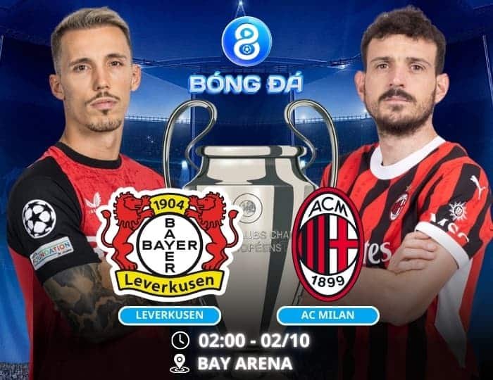 Soi kèo Bayer Leverkusen vs AC Milan 02h00 ngày 02/10