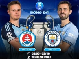 Soi kèo Slovan Bratislava vs Man City 02h00 ngày 02/10