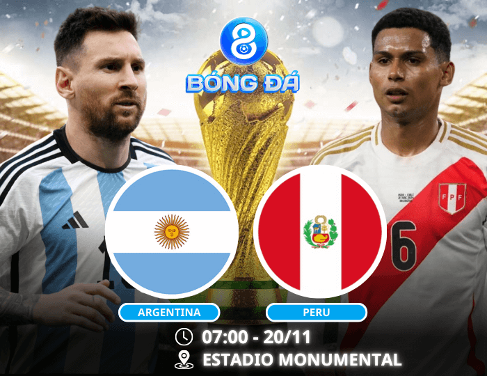 Nhận định, soi kèo Argentina vs Peru lúc 7h00 ngày 20/11