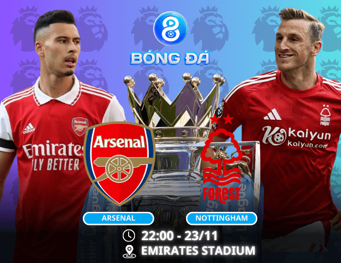 Nhận định, soi kèo Arsenal vs Nottingham 22h00 ngày 23/11