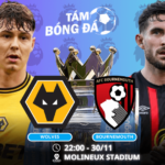 Nhận định, soi kèo Wolves vs Bournemouth 22h00 ngày 30/11