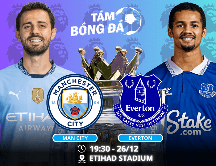 Nhận định, soi kèo Man City vs Everton 19h30 ngày 26/12