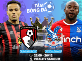 Nhận định, soi kèo Bournemouth vs Crystal Palace 22h00 ngày 26/12