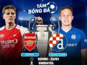 soi kèo Arsenal vs Dinamo Zagreb