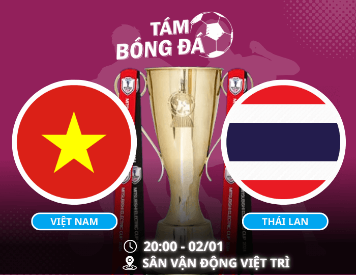 Nhận định, soi kèo Việt Nam vs Thái Lan 20h00 ngày 02/01