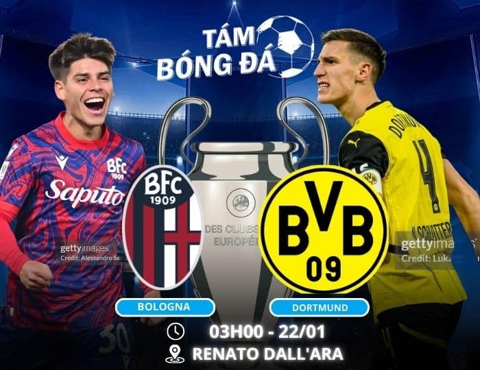 Nhận định Bologna vs Dortmund
