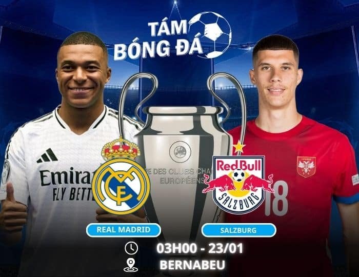 soi kèo Real Madrid vs Salzburg