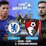 Nhận định, soi kèo Chelsea vs Bournemouth 02h30 ngày 15/01