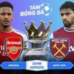 Soi kèo Arsenal vs West Ham 22h00 ngày 22/02