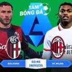 Soi kèo Bologna vs AC Milan 02h45 ngày 28/02