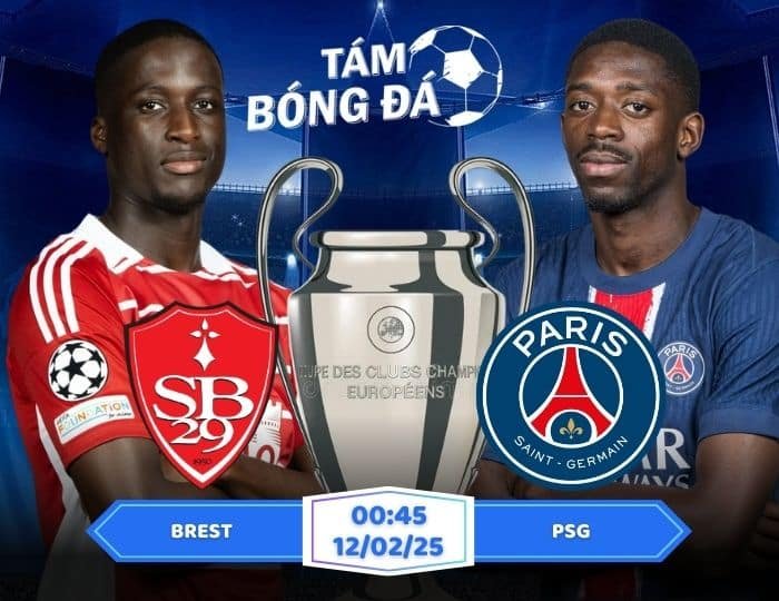 Soi kèo Brest vs PSG 0h45 ngày 1202