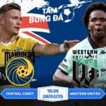 Soi kèo Central Coast Mariners vs Western United 15h35 ngày 28/02