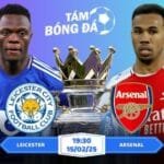 Soi kèo Leicester vs Arsenal 19h30 ngày 15/02