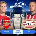 Soi kèo Arsenal vs PSV 03h00 ngày 13/03