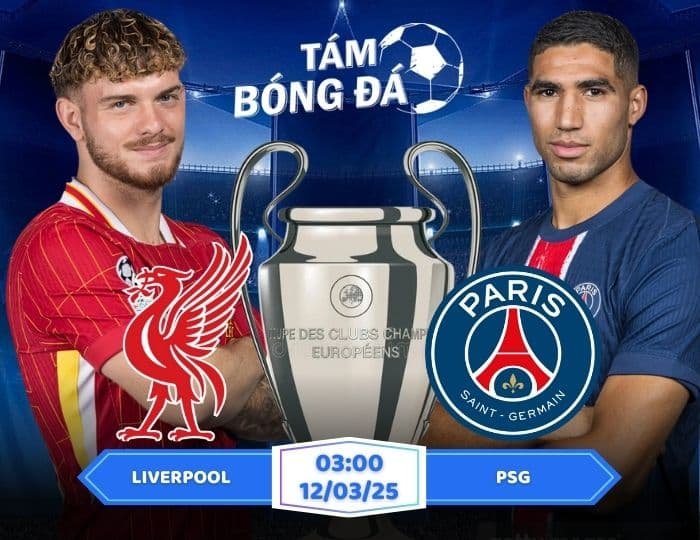 Soi kèo Liverpool vs PSG 03h00 ngày 12/03