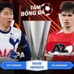 Soi kèo Tottenham vs AZ Alkmaar 03h00 ngày 14/03